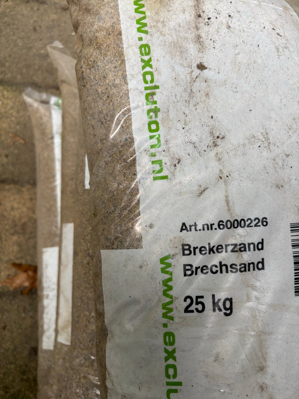 Brekerzand 4 x 25 kg, Tuin en Terras, Ophalen, Nieuw, Brekerzand