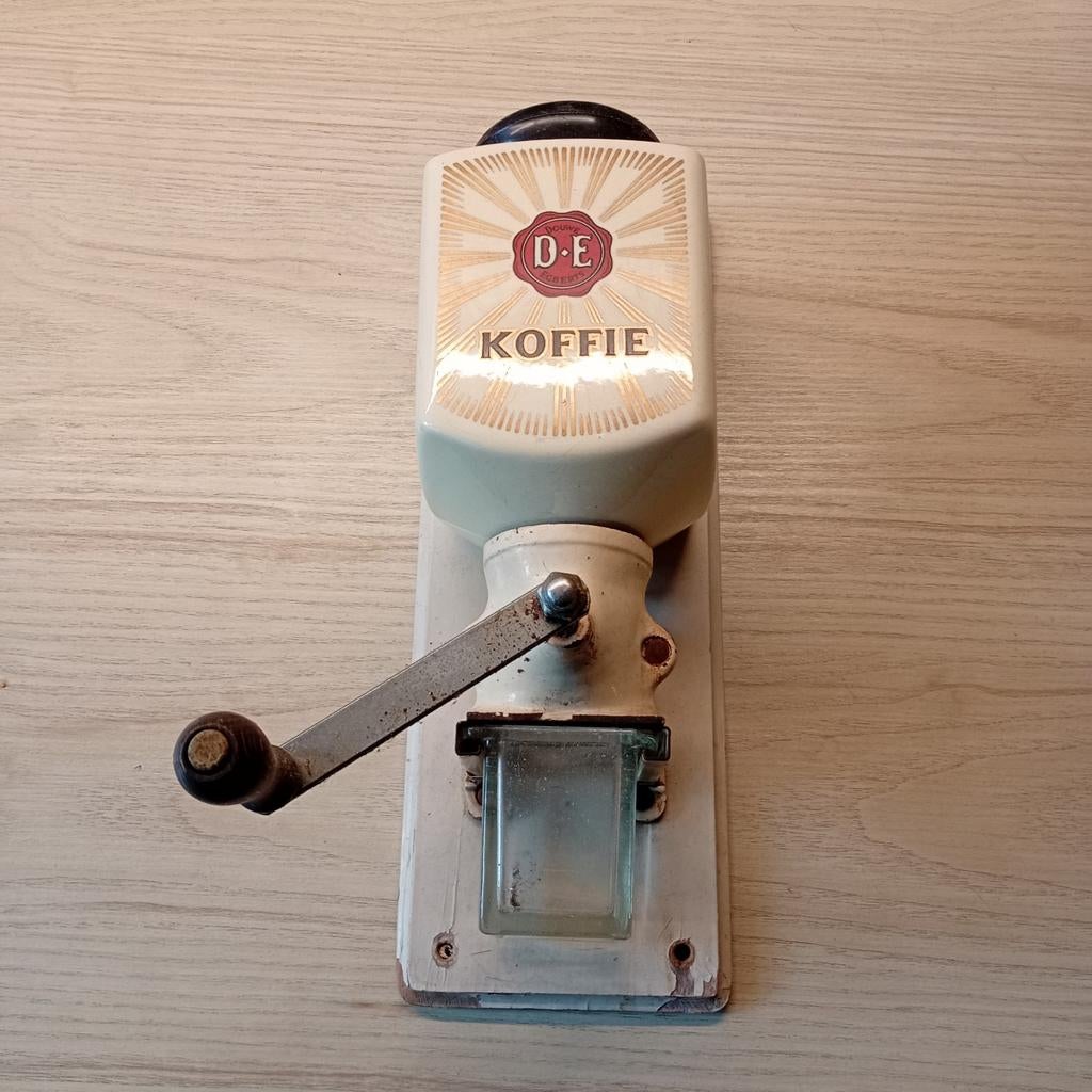 Vintage Douwe Egberts wandkoffiemolen, Ophalen of Verzenden