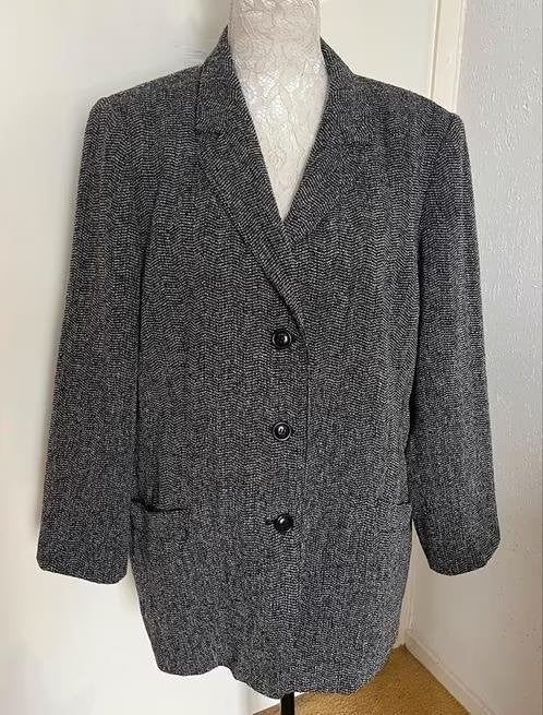 Marina Rinaldi jasje maat 48[v], Zwart, Maat 46/48 (XL) of groter, Ophalen of Verzenden, Zo goed als nieuw