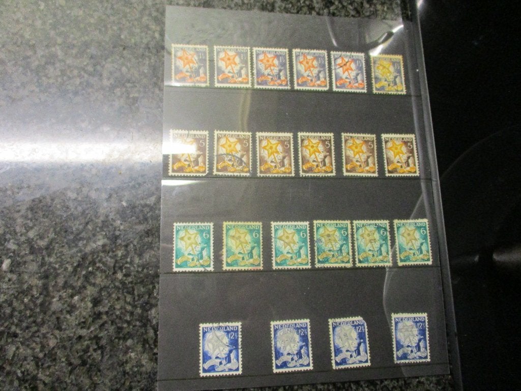 postzegels kinder NVPH 261 tm NVPH 264 divers, Postzegels en Munten, Postzegels | Nederland, Ophalen of Verzenden, T/m 1940, Gestempeld