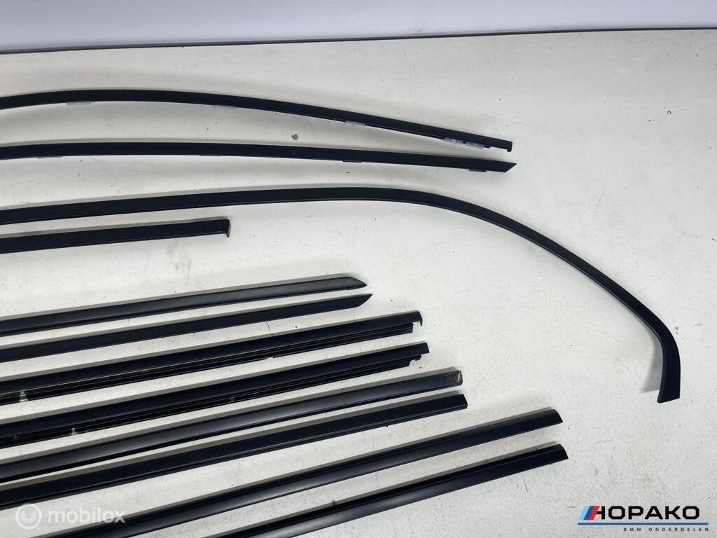 Raamlijsten mat zwart BMW 5 serie E61 - origineel, Gebruikt, Einsteinlaan 5 rijswijk, Bmw, Ophalen of Verzenden