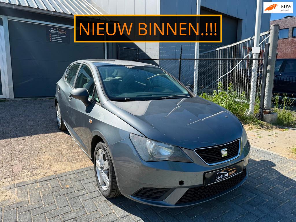 SEAT Ibiza 1.2 TSI Enjoy Elek Ramen LM Velgen Eind 2013 Cd S, Voorwielaandrijving, Stof, Gebruikt, Zwart