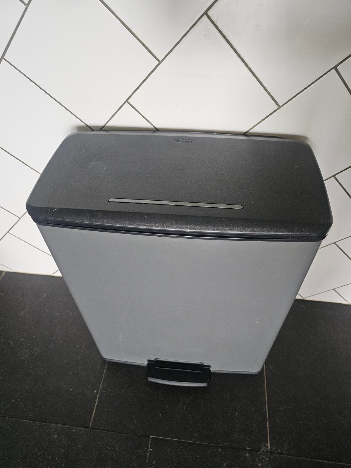 Prullenbak, Huis en Inrichting, Woonaccessoires | Prullenbakken, 40 liter of meer, Ophalen, Gebruikt