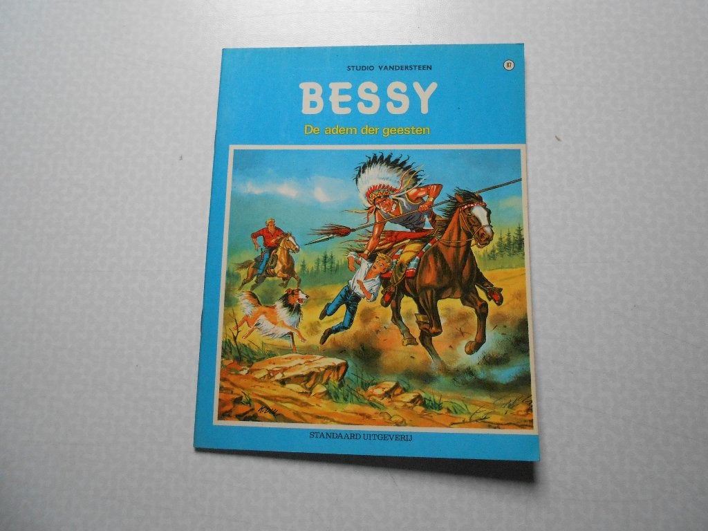 Bessy 87 De adem der geesten 1971 1 ste druk., Willy Vandersteen, Eén stripboek, Nieuw, Ophalen of Verzenden