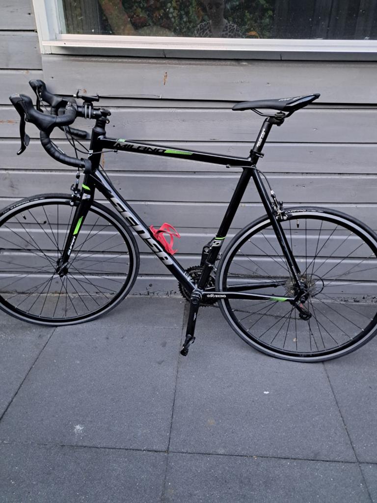 Leader Fox racefiets, zwart/groen, 28 inch, Ophalen of Verzenden