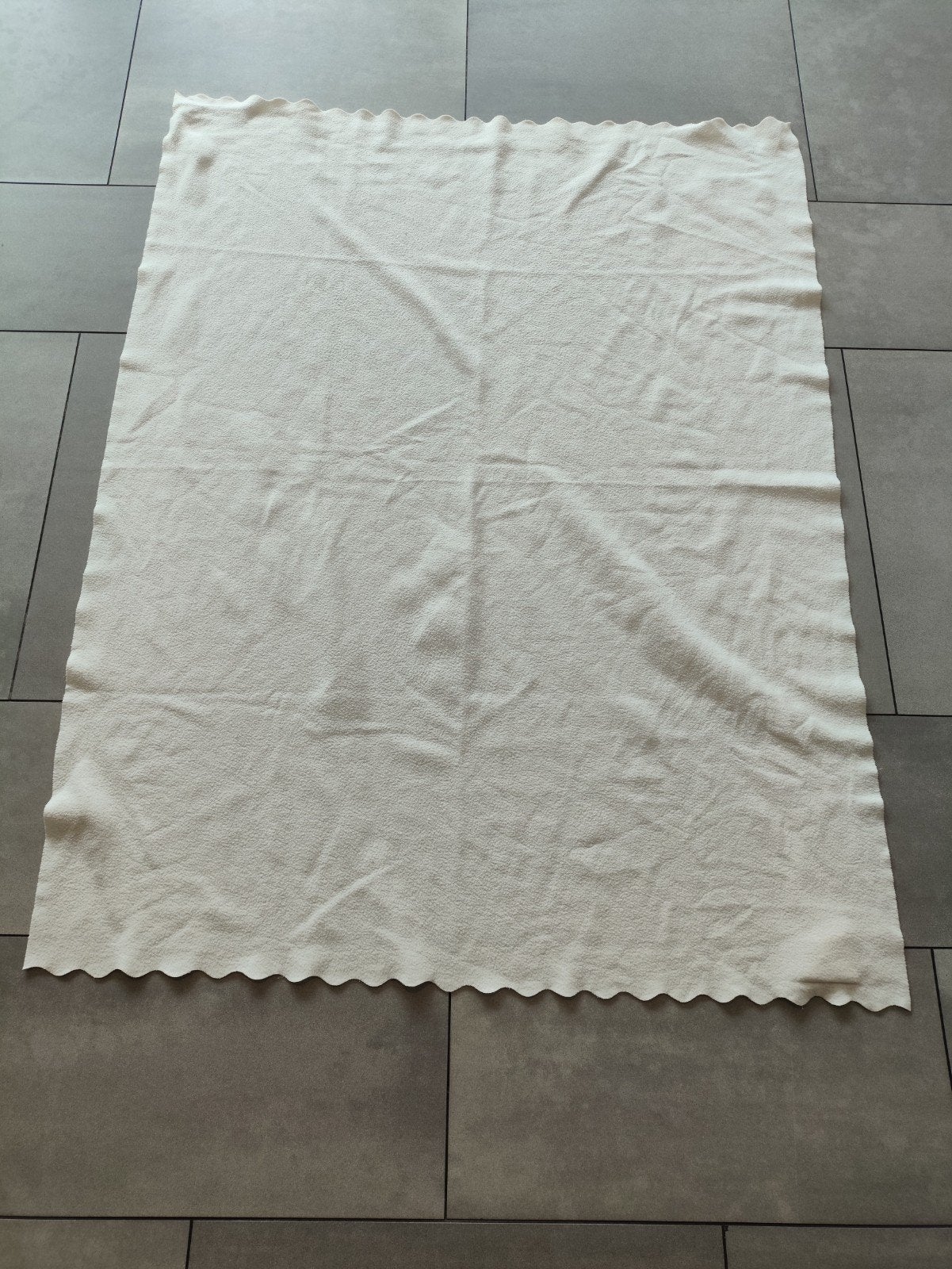 IKEA THOR GUN Plaid - Crèmekleurig - 120x160 cm, Huis en Inrichting, Gebruikt, Beige, Ophalen of Verzenden, Plaid