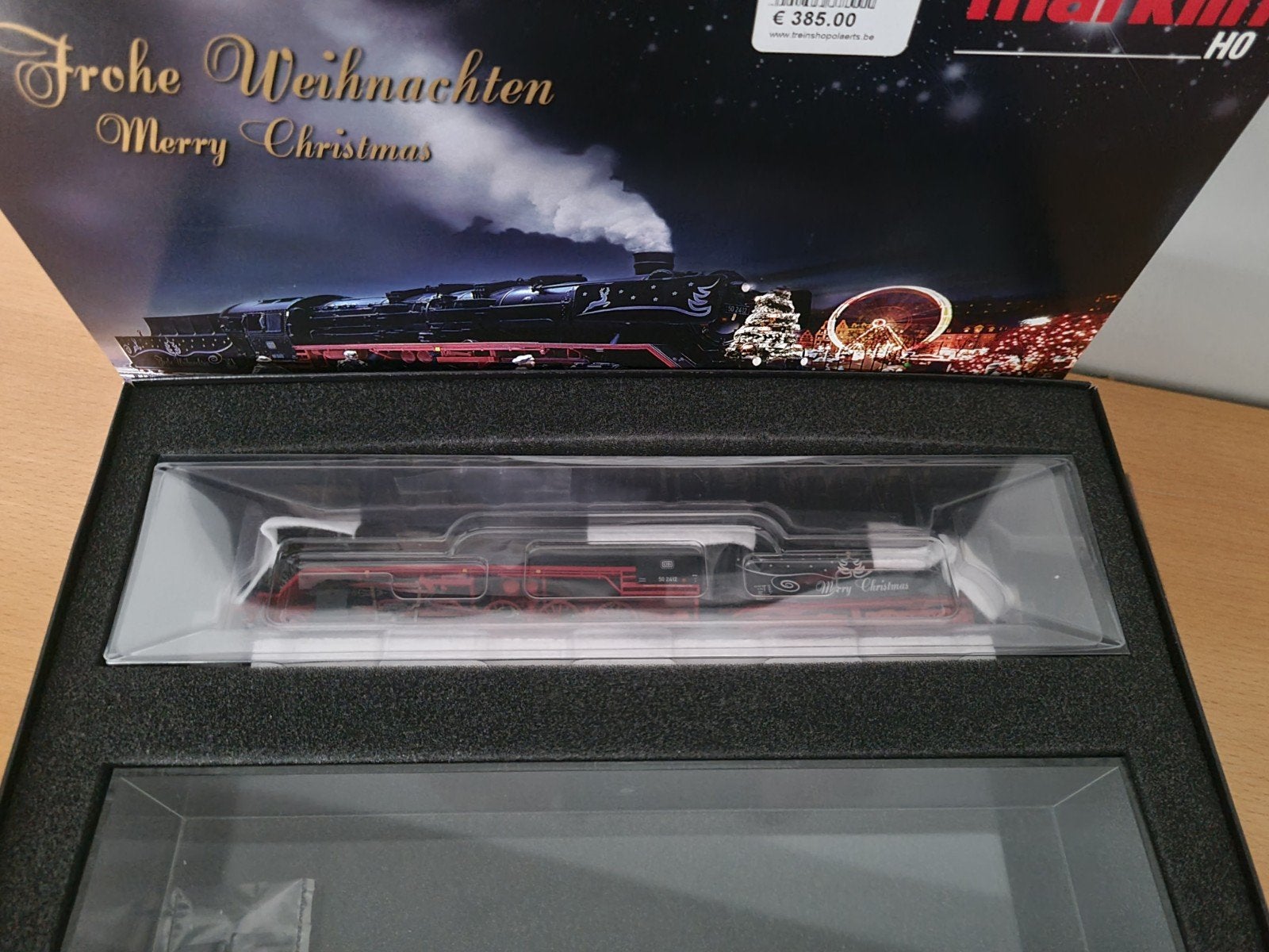 Märklin 37899 kerstlocomotief BR 50 Mfx in verpakking, Ophalen, Wisselstroom, Locomotief, Zo goed als nieuw