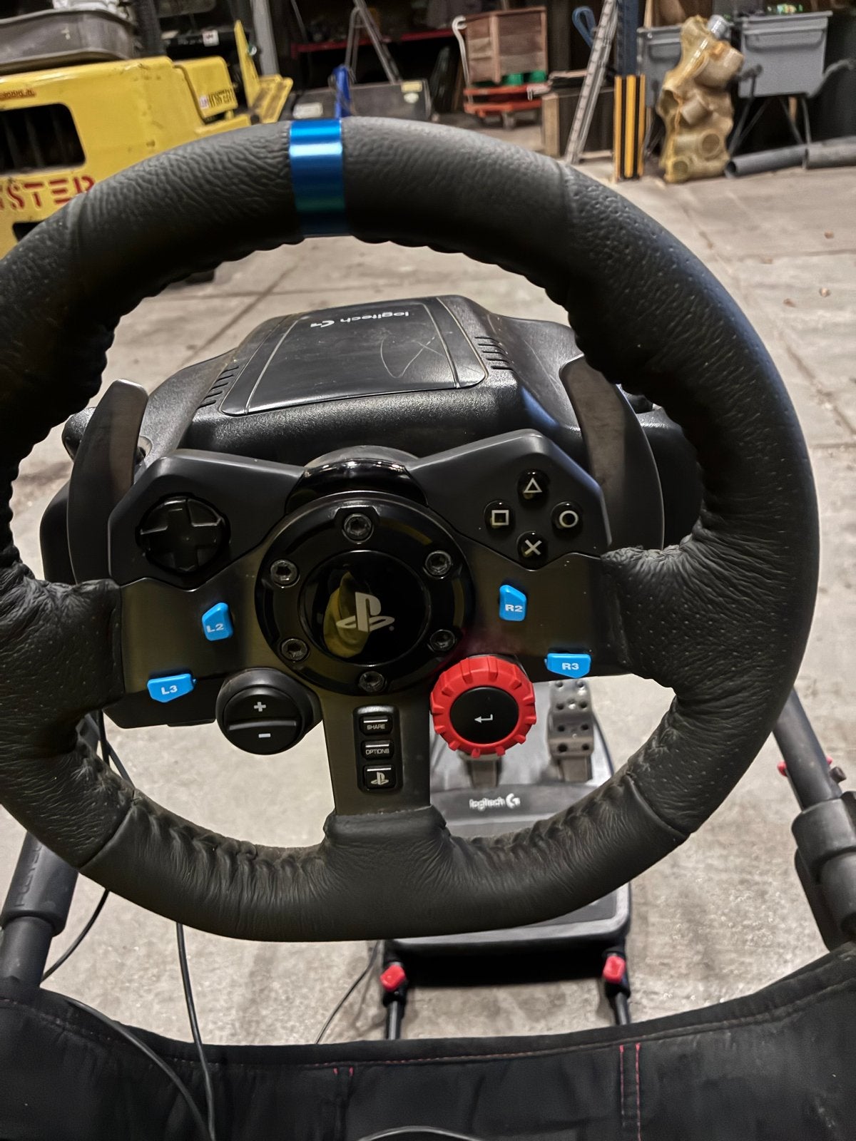 Logitech G29 racestuur met Playseat Challenge, Ophalen of Verzenden, Zo goed als nieuw, Racen en Vliegen