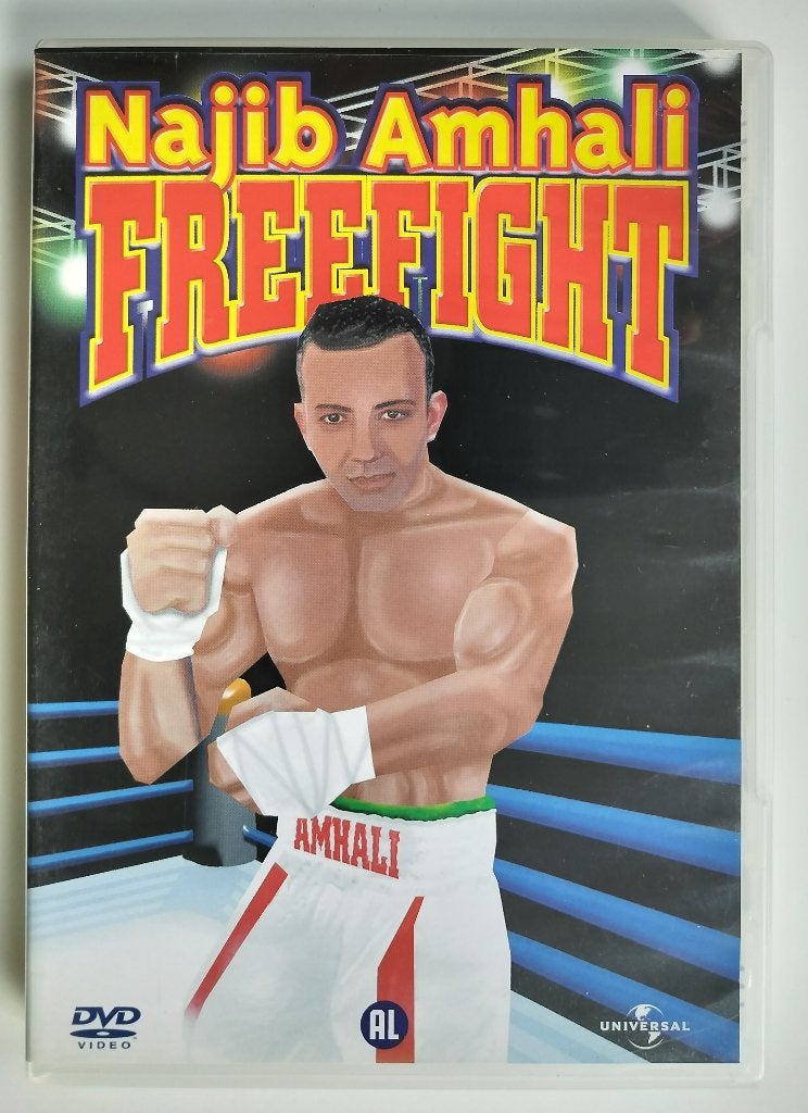 Najib Amhali: Freefight (2003), Cd's en Dvd's, Stand-up of Theatershow, Alle leeftijden, Zo goed als nieuw, Extra's