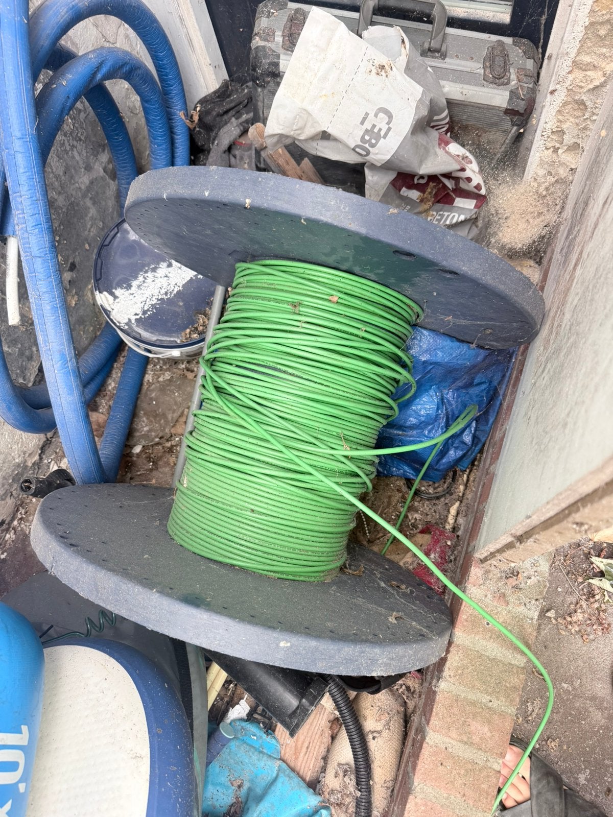 80-100 meter restant buskabel EIB KNX bus, Ophalen, Zo goed als nieuw, Kabel of Snoer