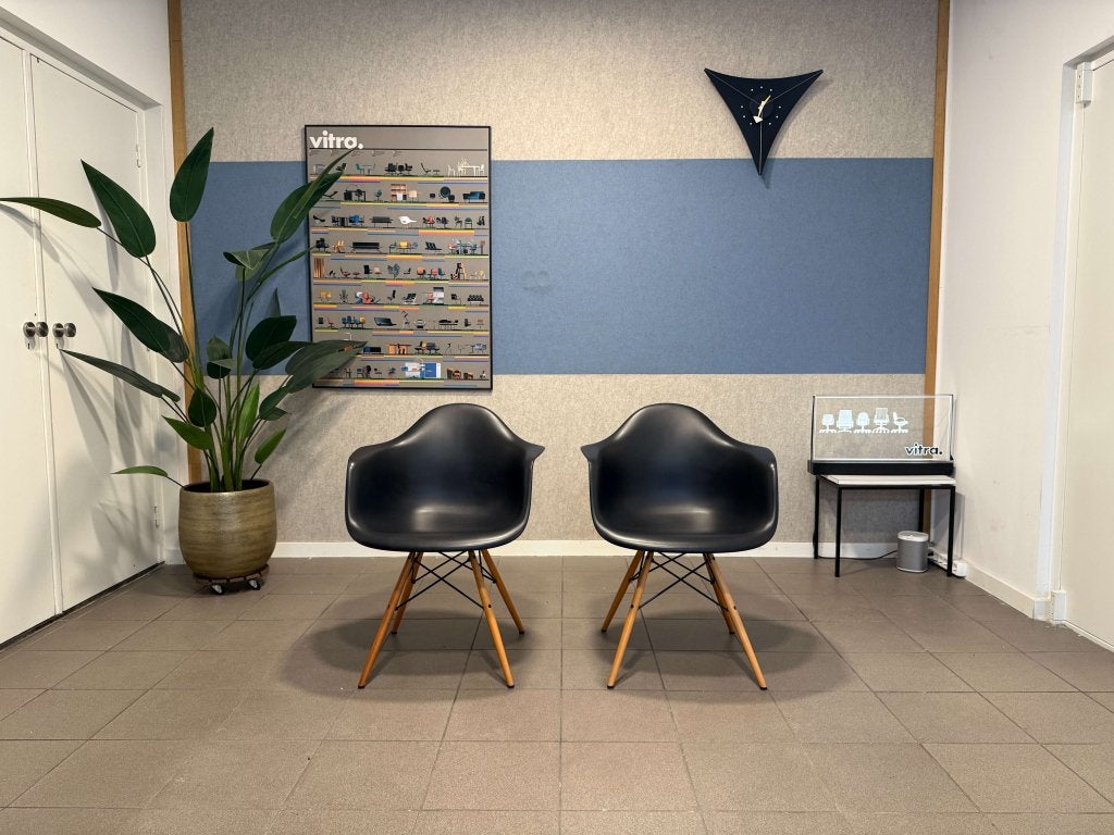 Vitra | Eames | DAW | Zwart | 2x, Huis en Inrichting, Vitra, Gebruikt, Twee, Vitra Artifort Cassina Fritz Hansen Eames Gispen Pastoe Hay