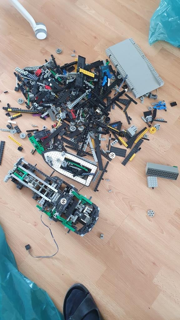 Partij technisch Lego - onbekend bouwwerk, Ophalen, Gebruikt, Overige merken