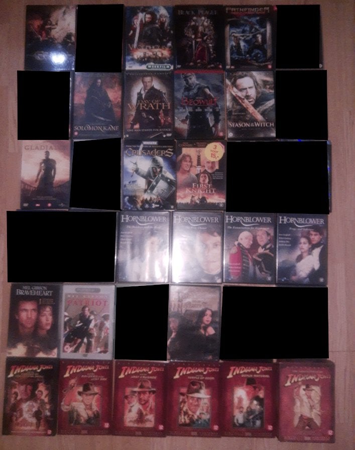 Partij AVONTUUR Aktie Action SPEKTAKEL Films DVD's, Engels, Vanaf 16 jaar, Nederlands, Ophalen of Verzenden
