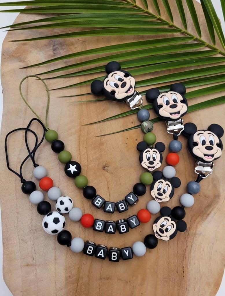 Gepersonaliseerde speenkoorden met naam - Mickey Mouse, Verzenden