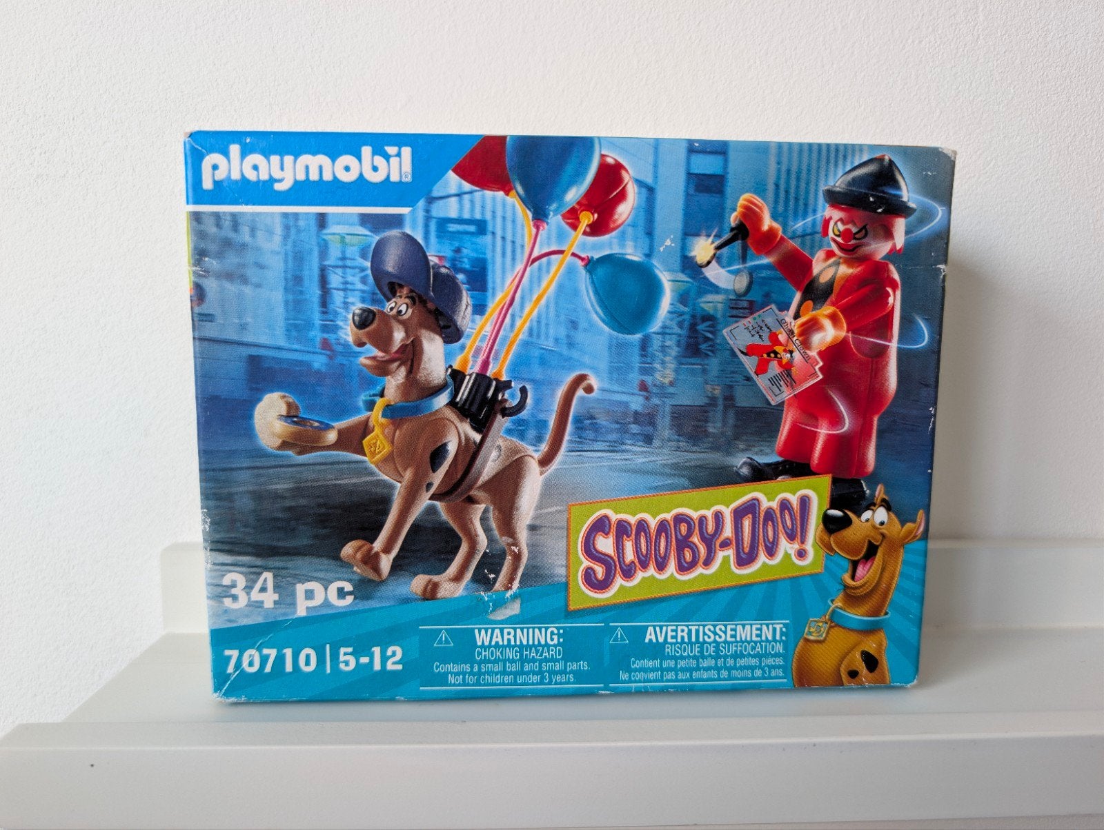 Playmobil Scooby-Doo! Scooby & Ghost Clown 70710, Nieuw, Figuren, Overige series, Complete set