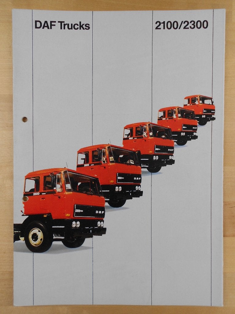 DAF 2100 / 2300 Brochure ca 1982 - NL, Ophalen of Verzenden, Zo goed als nieuw, Overige merken, DAF