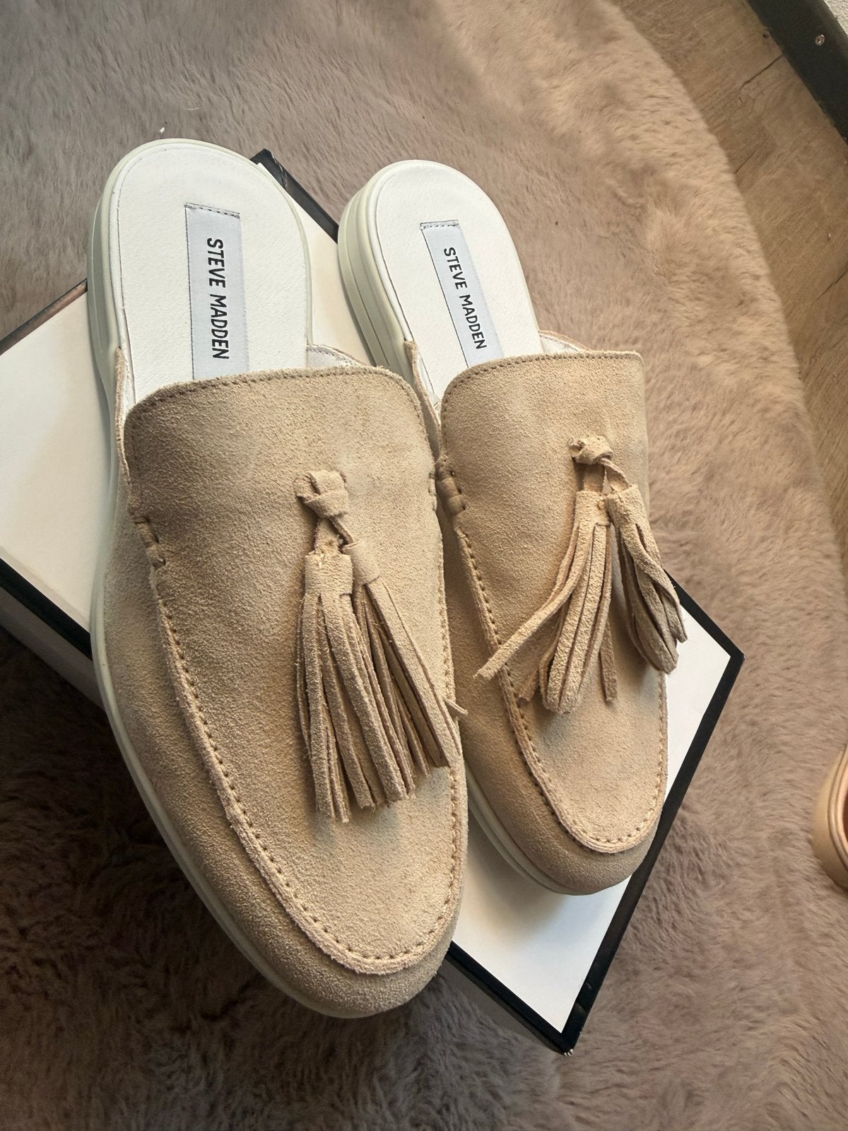 Steve Madden Odienza Suède Loafers - Maat 42/41, Ophalen of Verzenden, Nieuw, Overige kleuren, Instappers
