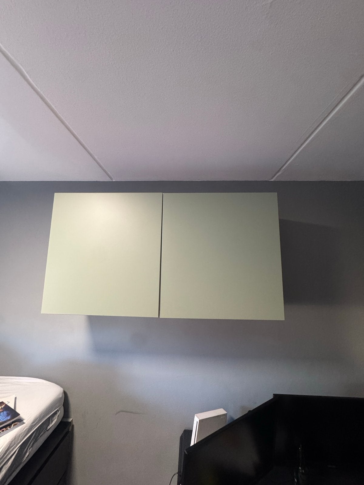 IKEA Besta Kast Lichtgroen & Wit - Boekenkast, Ophalen, Overige materialen, Gebruikt, 100 tot 150 cm