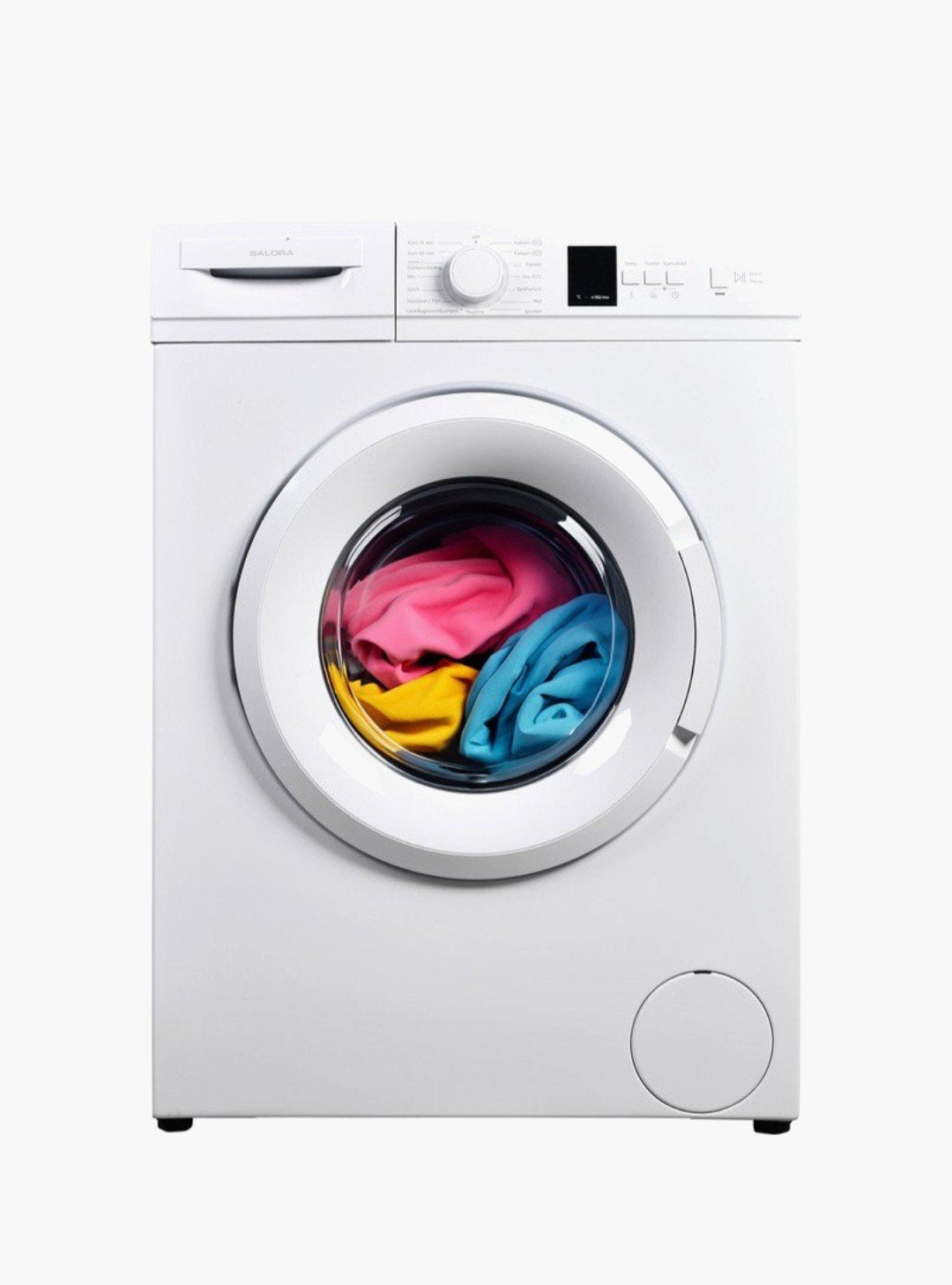Salora WMH6100 Voorlader Wasmachine 6kg D-label, 6 tot 8 kg, Minder dan 1200 toeren, Nieuw, Voorlader