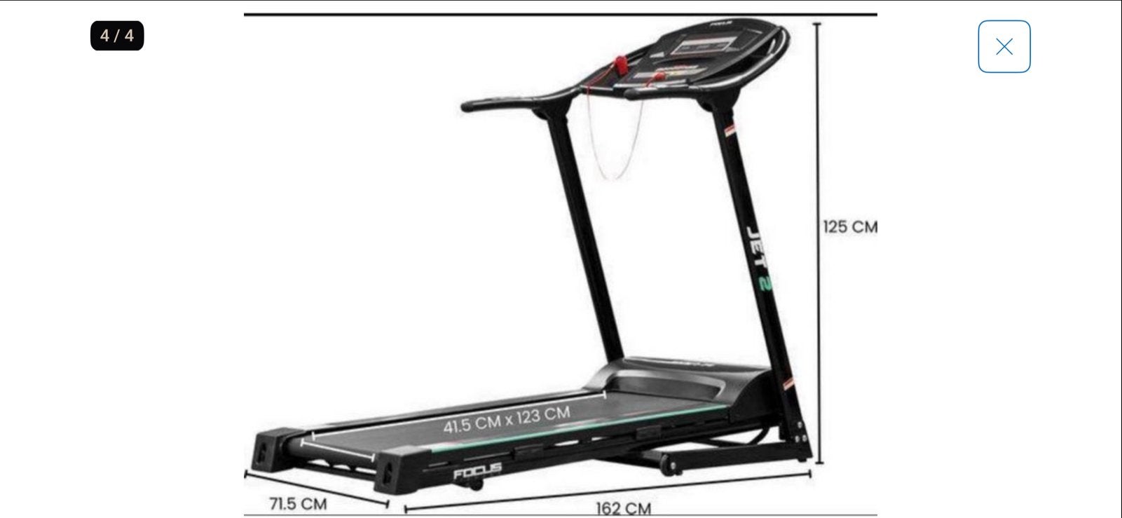 Focus Fitness Jet 2 Loopband - Zo goed als nieuw, Ophalen of Verzenden, Zo goed als nieuw, Metaal, Loopband