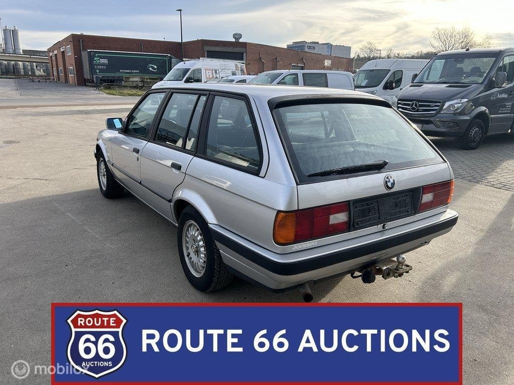 BMW 318i Touring | 1993 | Route 66 Auctions, Auto's, Overige carrosserieën, Zwart, Bedrijf, Handgeschakeld
