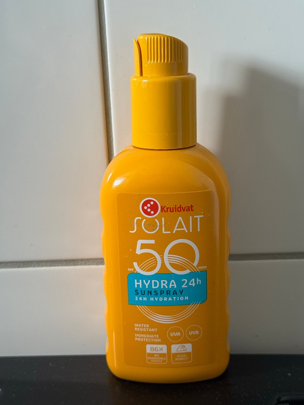 Kruidvat Solait Sunspray SPF 50, Ophalen, Nieuw, Zonnebrand of After Sun