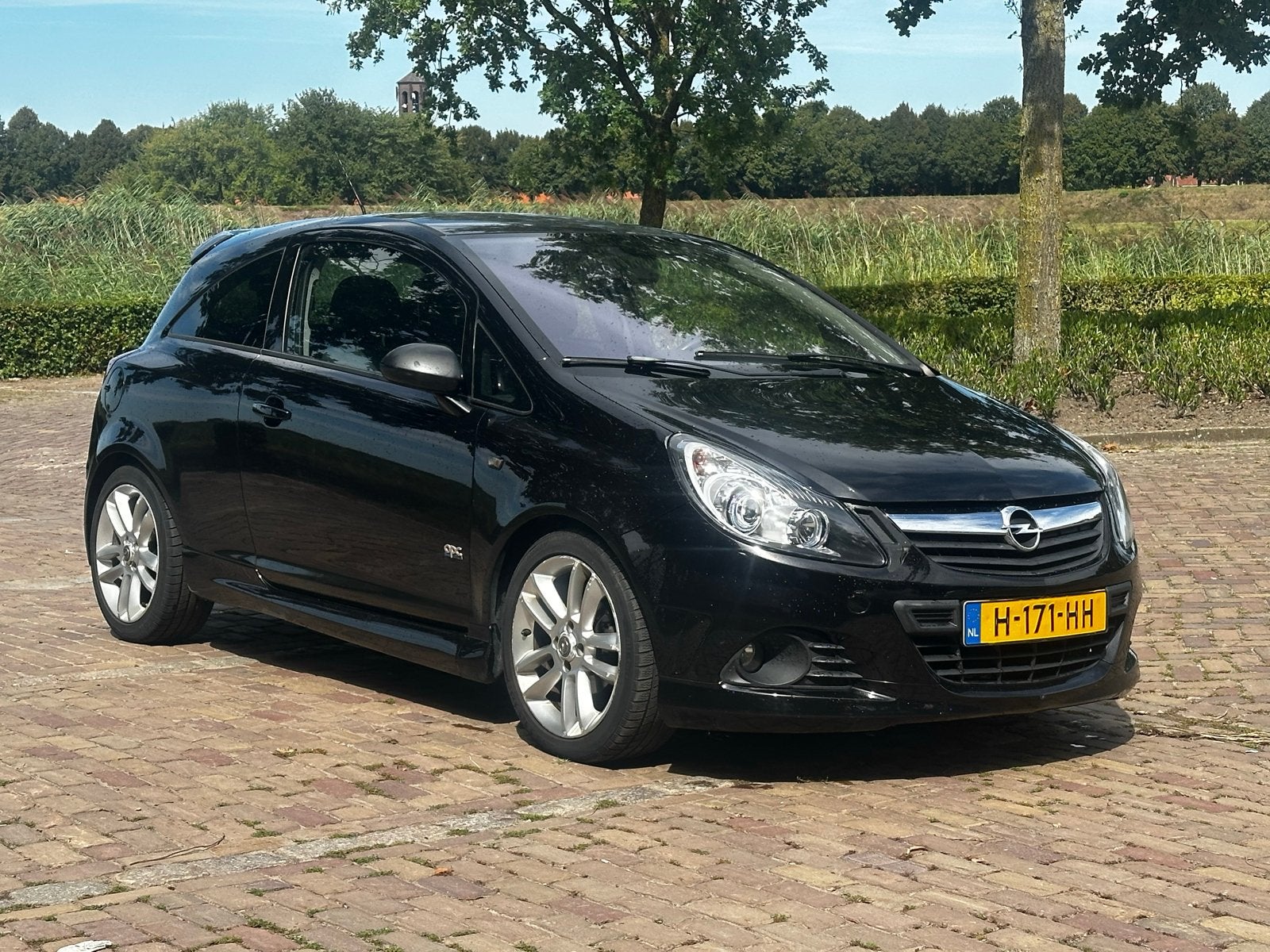 Opel Corsa D OPC Line | 2008 | 148.000 km | Veel opties, Auto's, Voorwielaandrijving, Stof, Zwart, Zwart
