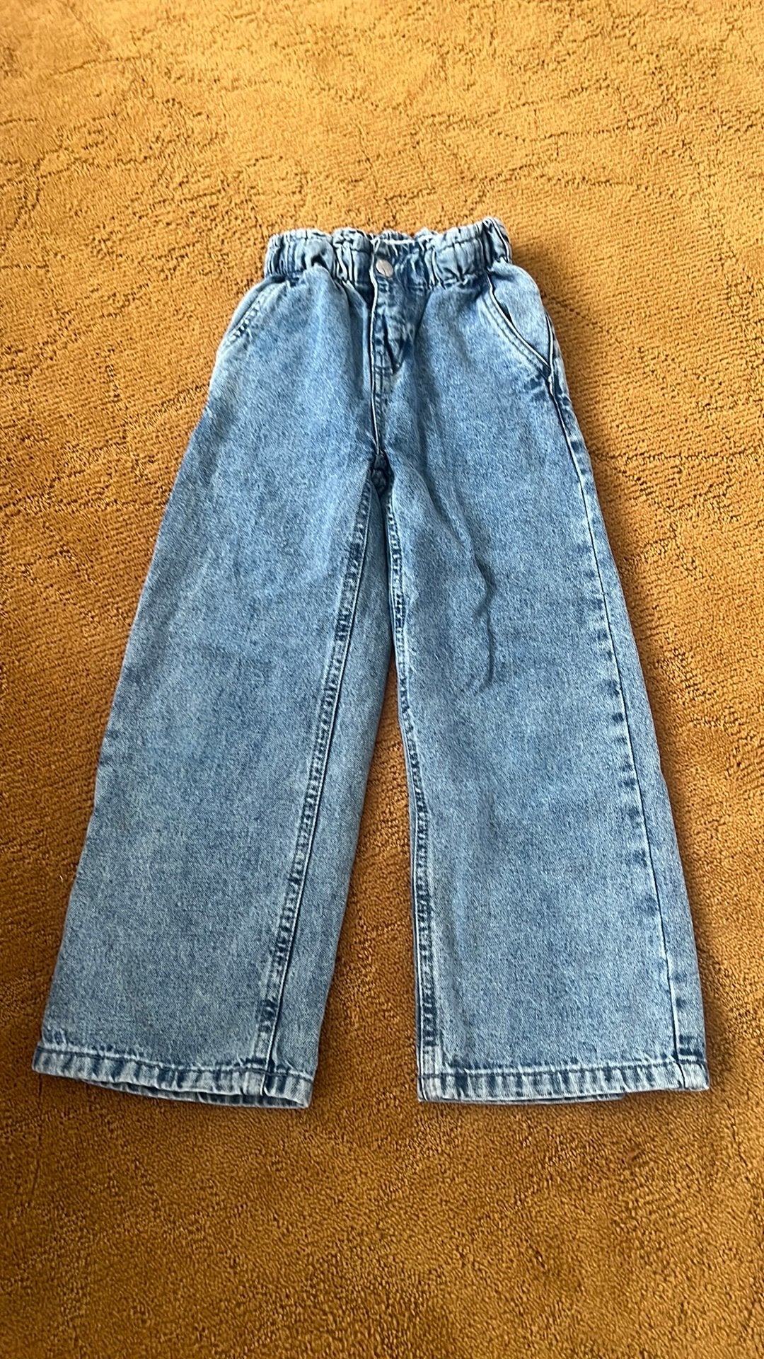 Spijkerbroek Maat 116 Zeeman, Kinderen en Baby's, Kinderkleding | Maat 116, Ophalen of Verzenden, Zo goed als nieuw, Meisje, Broek