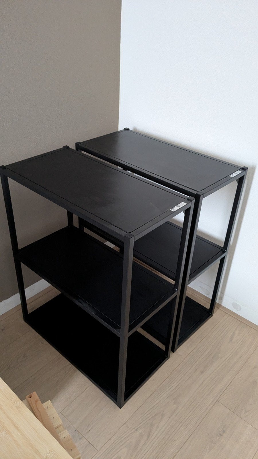 Ikea Enhet wandframe met planken - Zwart, Huis en Inrichting, Ophalen, Met plank(en), Overige materialen, 50 tot 100 cm