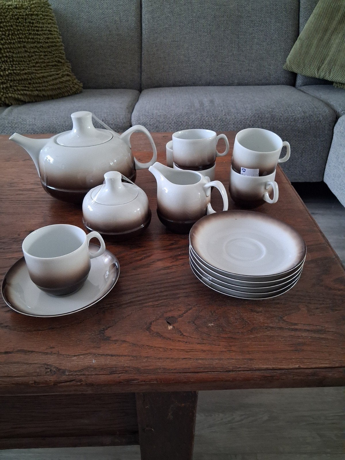 mooi vintage koffieservies, Huis en Inrichting, Overige merken, Vintage, Ophalen of Verzenden, Zo goed als nieuw