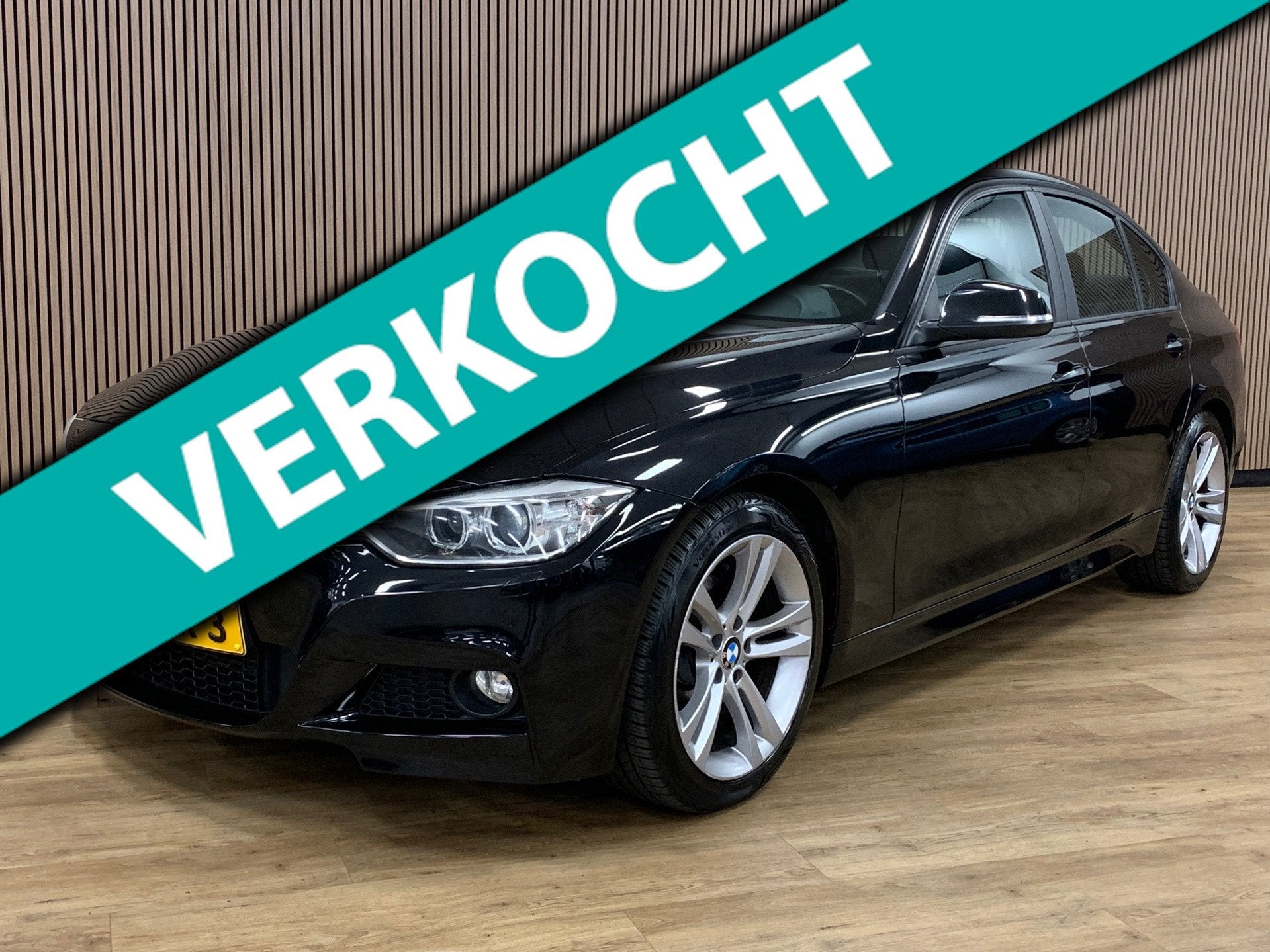 BMW 3-serie 320i High Executive|Automaat|Climate Control|Nav, Auto's, Automaat, Gebruikt, Zwart, 4 cilinders