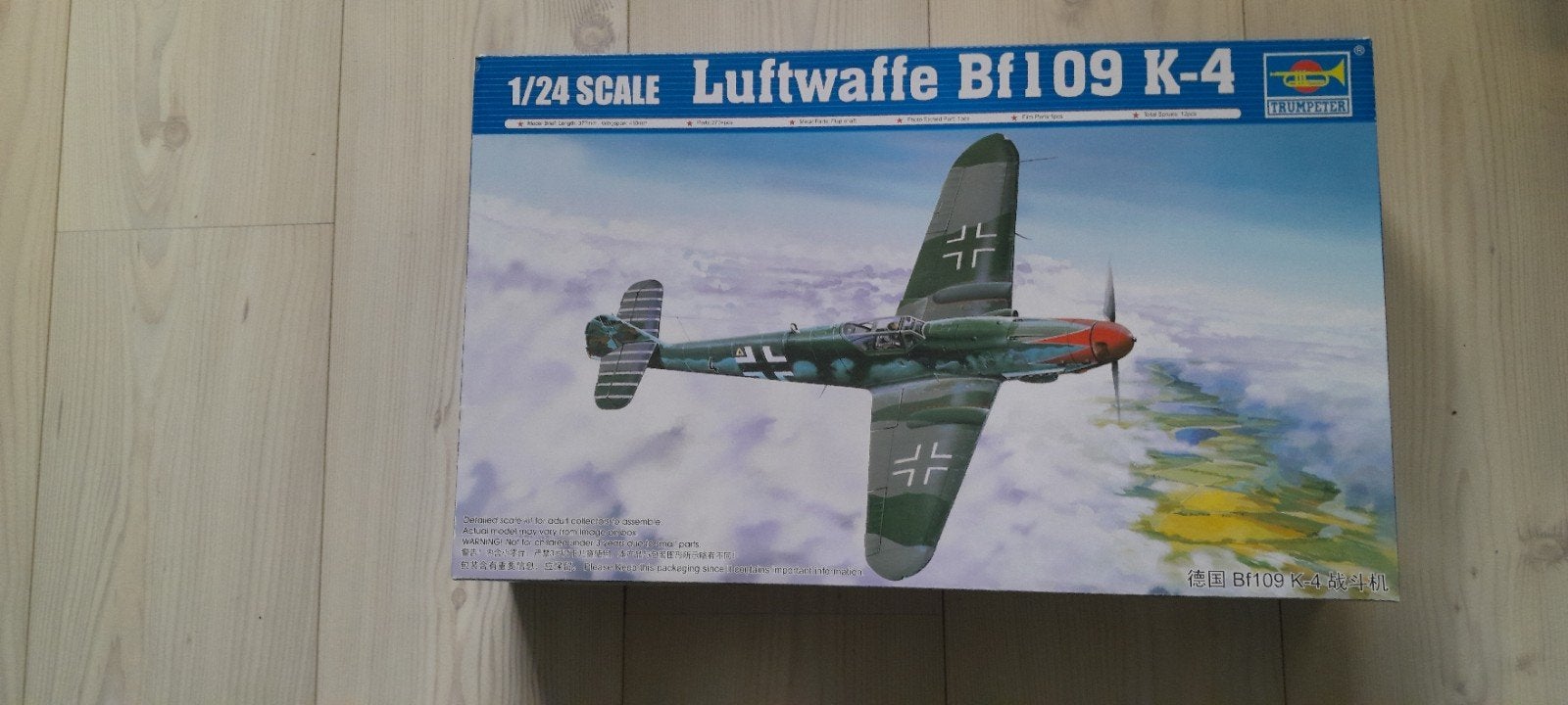 1/24 Bf109 met extra's, Ophalen of Verzenden, Groter dan 1:72, Overige merken
