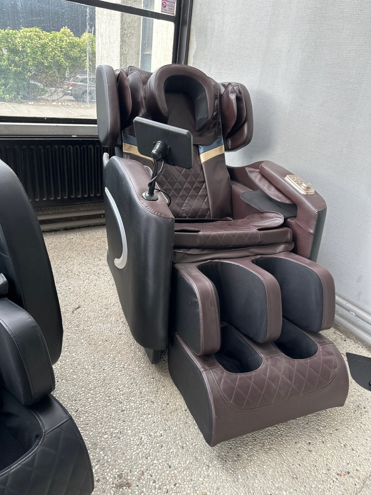 Luxe Elektrische Massagestoel met Voetmassage, Ophalen of Verzenden, Zo goed als nieuw, Massagestoel of Kussen