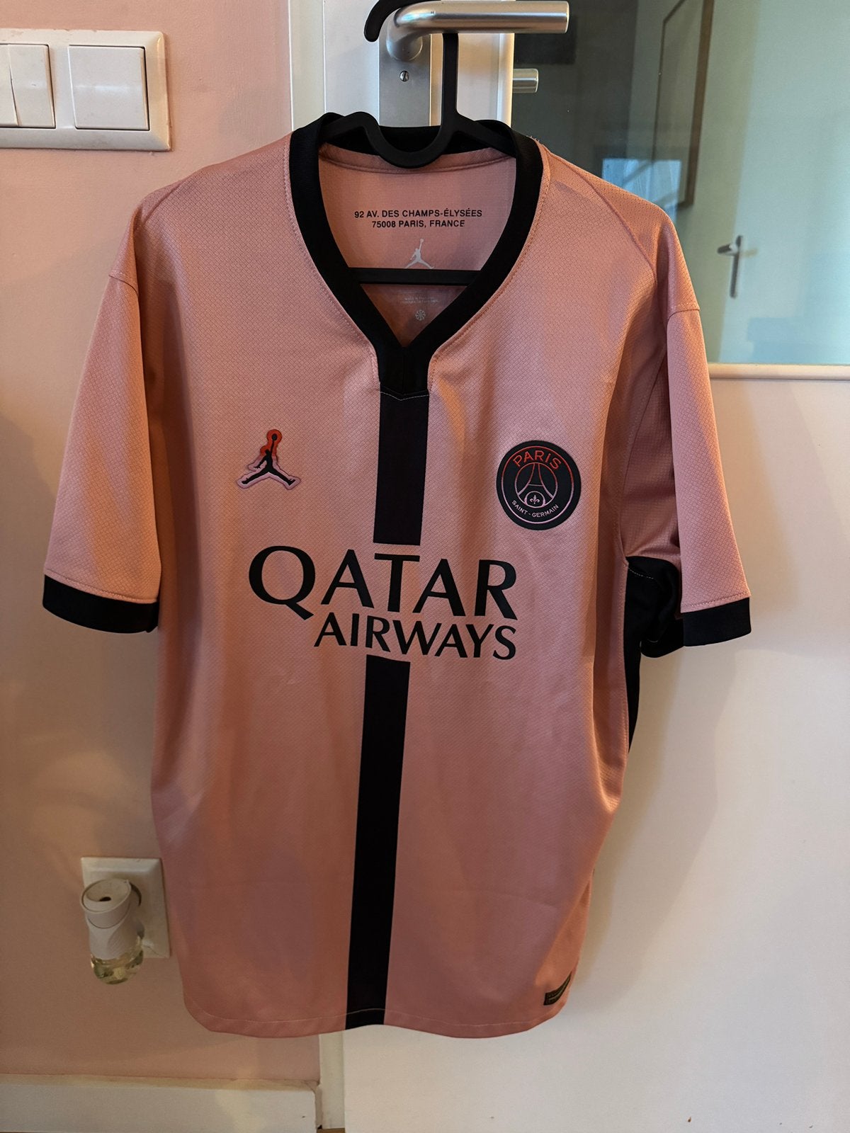 PSG x Central Cee Jordan shirt Vitinha #17 – maat L, Maat L, Verzenden, Gebruikt, Shirt