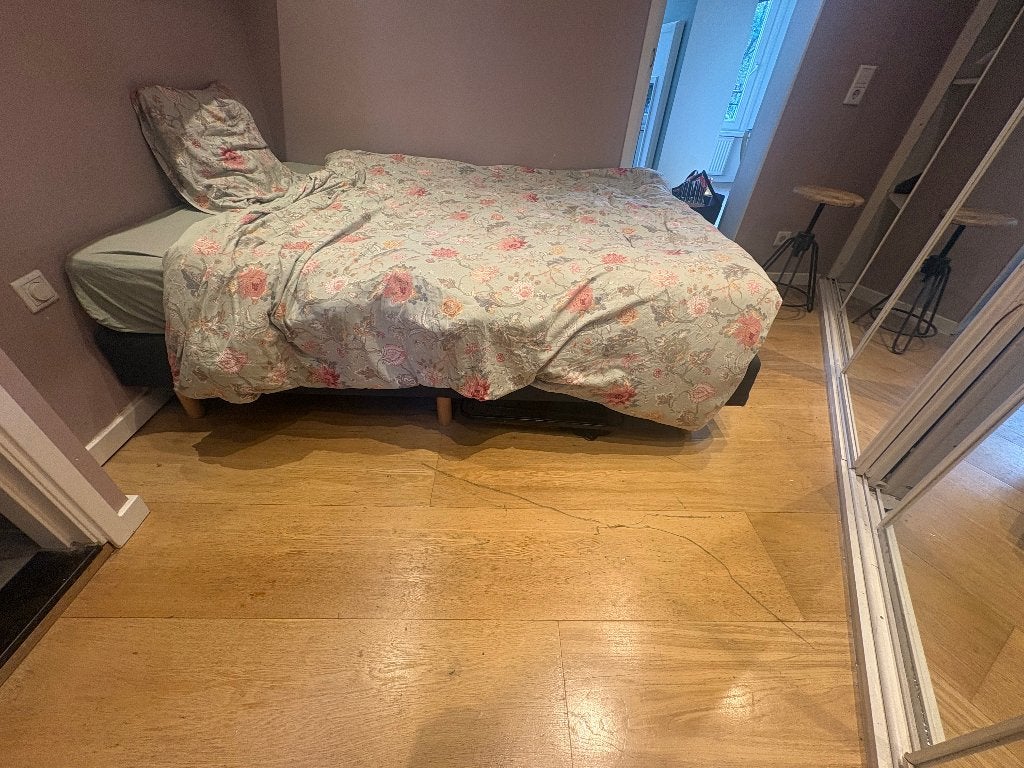 Boxspring, Ophalen, Gebruikt, Tweepersoons, 140 cm