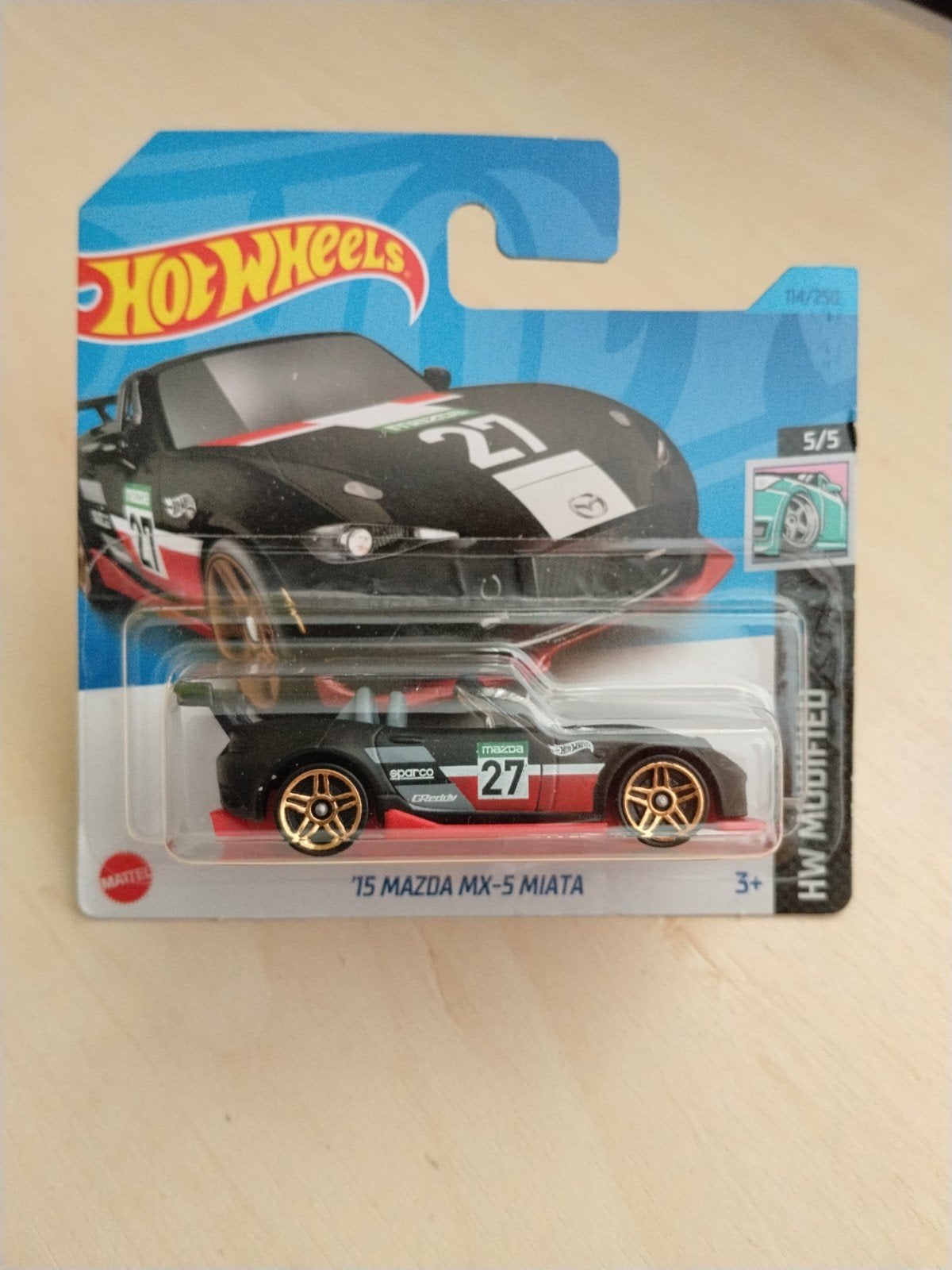 Hotwheels '15 Mazda mx-5 Miata hot wheels, Ophalen of Verzenden, Nieuw, Auto