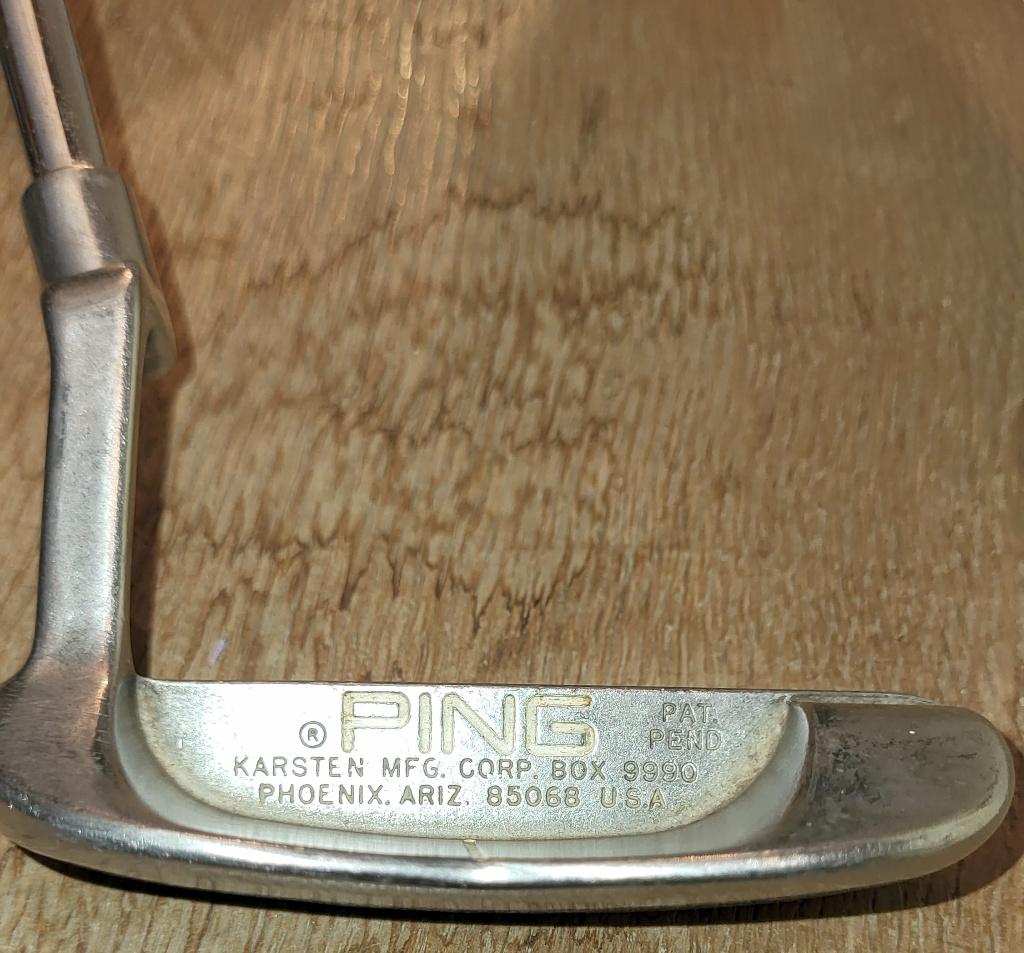 Oude Ping Karsten B61 „Pat Pend” putter uit 1976., Ophalen of Verzenden, Gebruikt, Club, Ping