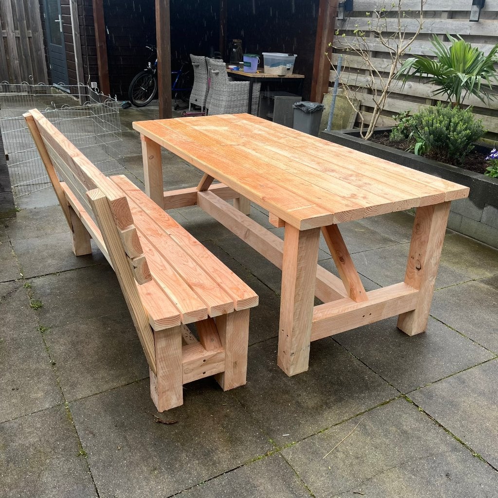 tuinbankjes - douglashout - gloednieuw, Ophalen of Verzenden, Nieuw, Hout