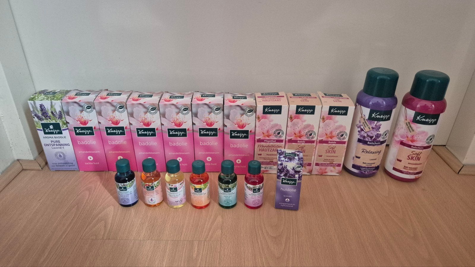 Groot Kneipp pakket: 19 bad- en huidproducten, Ophalen of Verzenden, Nieuw, Bad & Douche