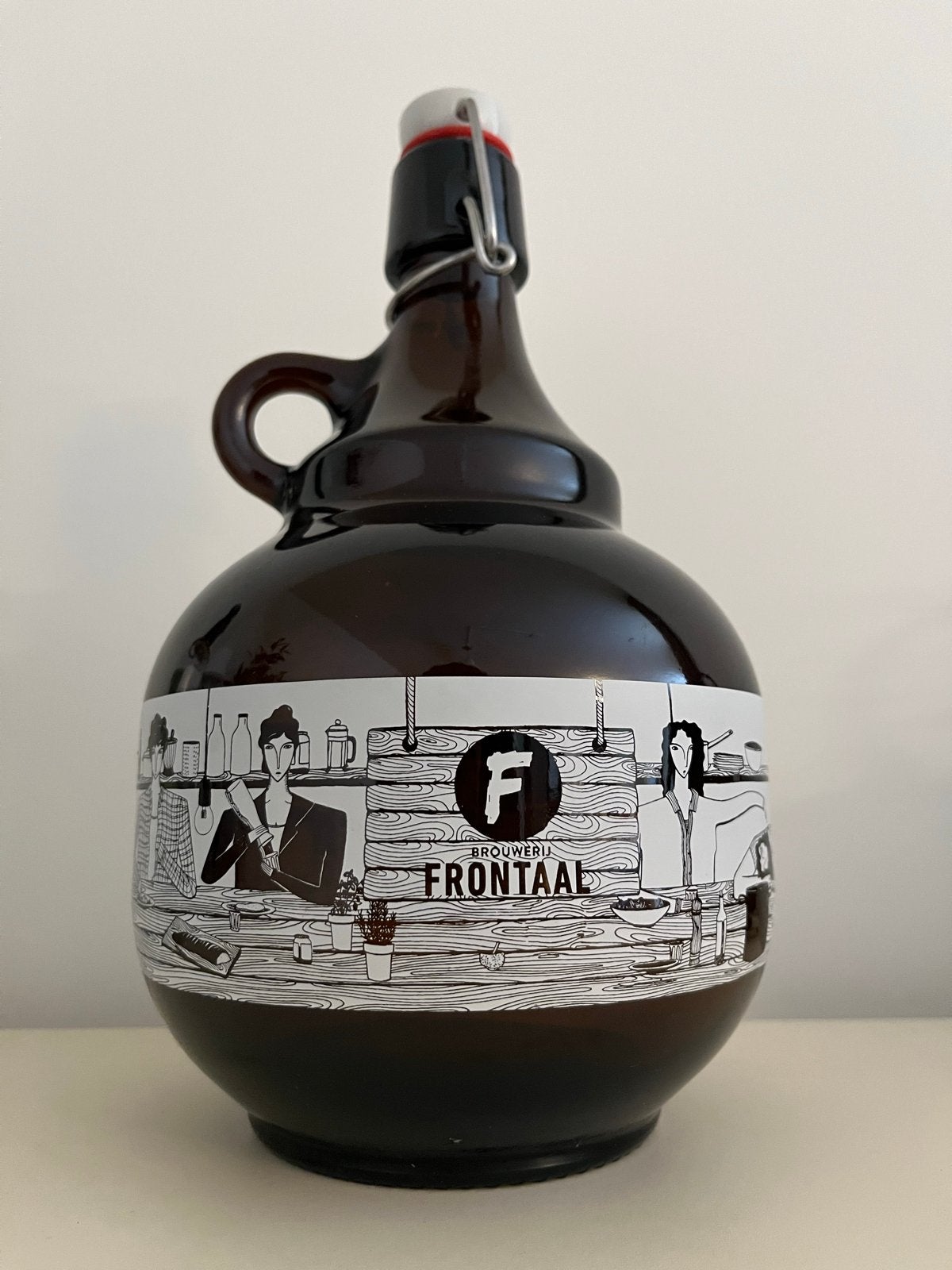 Frontaal Brouwerij Growler - Bruine fles, Ophalen of Verzenden, Zo goed als nieuw