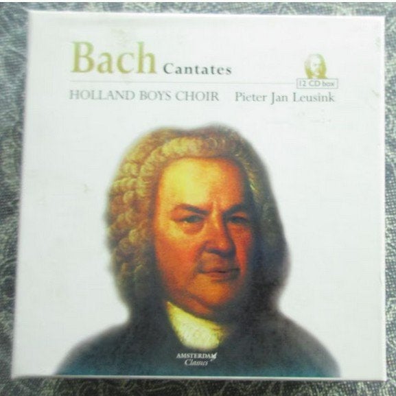 12 boxset Bach Cantates / Holland Boys Choir - P J Leusink, Boxset, Overige typen, Ophalen of Verzenden, Zo goed als nieuw