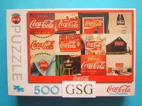 Coca Cola 500 st nr. 13856/13981 ASST (MB), Hobby en Vrije tijd, Denksport en Puzzels, Ophalen, 500 t/m 1500 stukjes, Zo goed als nieuw