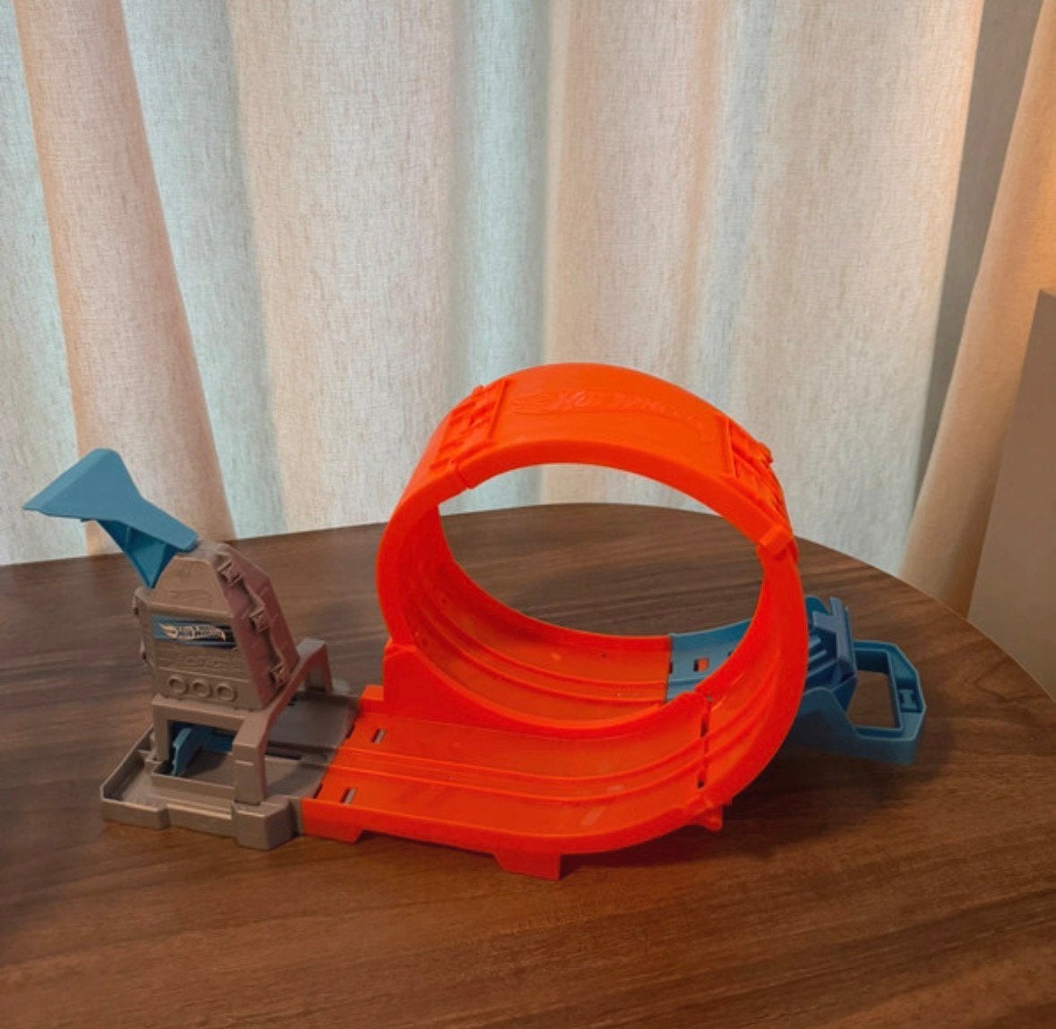Hot Wheels Schietbaan met Looping, Ophalen, Racebaan, Zo goed als nieuw, Hot Wheels