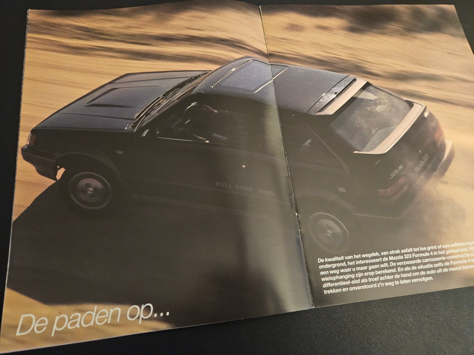 Brochure Mazda 323 Formule 4 1987, Boeken, Auto's | Folders en Tijdschriften, Ophalen of Verzenden, Zo goed als nieuw, Mazda