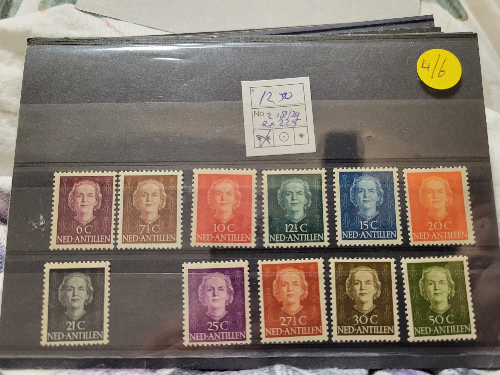 Antillen 218/29, ex 225 POSTFRIS, Ophalen of Verzenden, Postfris