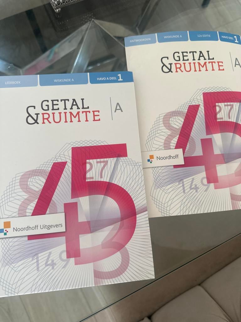 Wiskunde A Getal & Ruimte HAVO deel 1 leerboek en antwoorden, Boeken, Ophalen of Verzenden, Gelezen, HAVO, Wiskunde A
