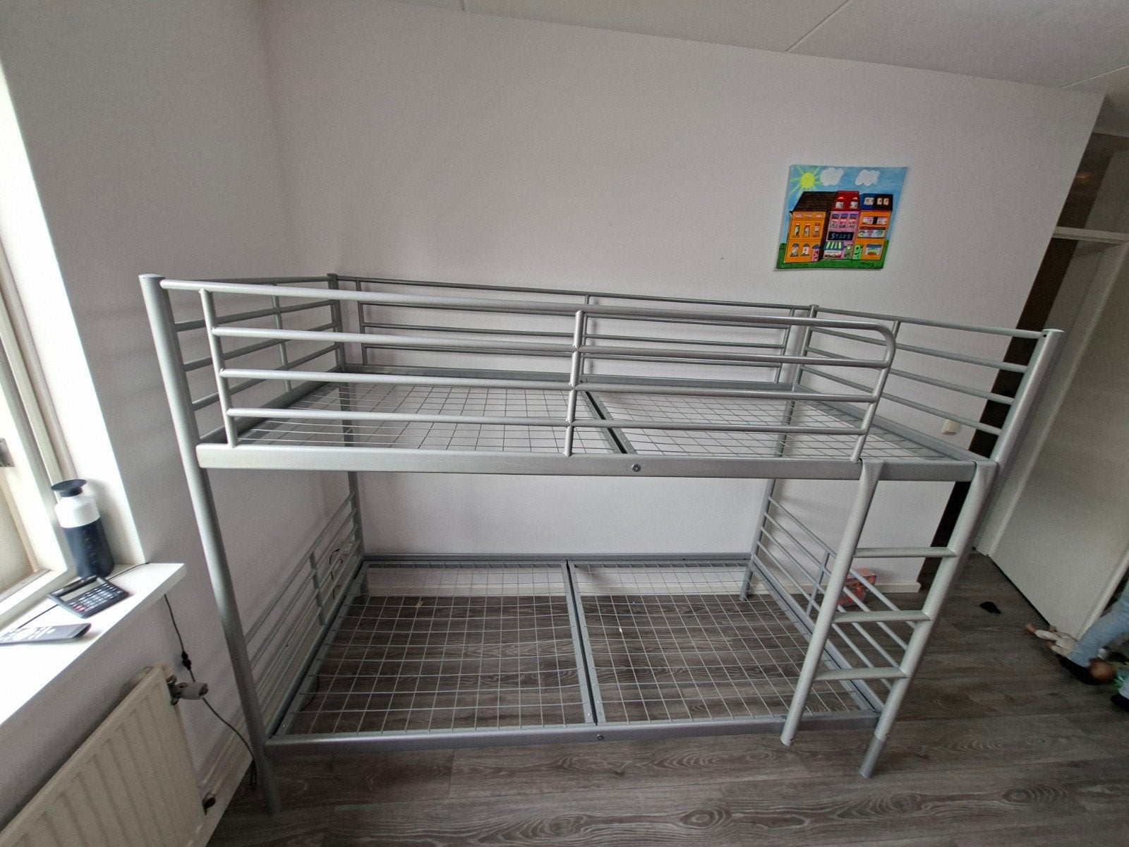IKEA Svärta Stapelbed 90x200 (zonder matrassen), Ophalen, Gebruikt, 90 cm, Tweepersoons