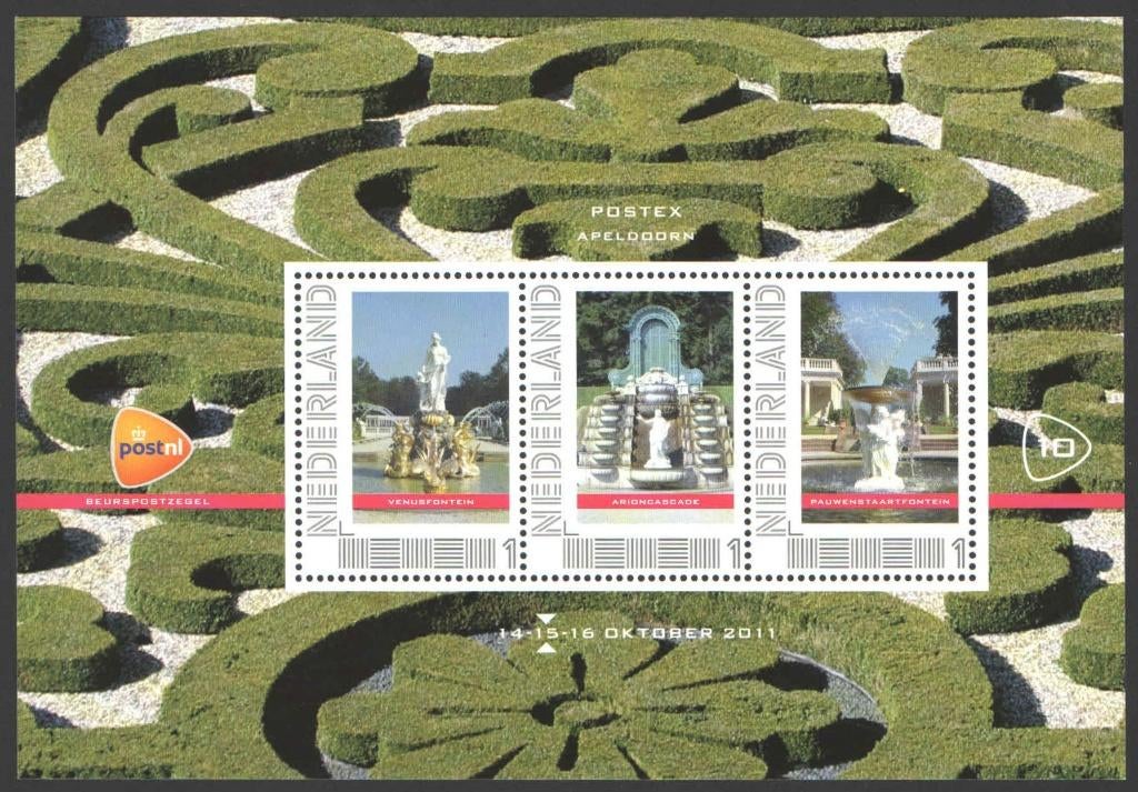 Postzegels Postex Apeldoorn 2011 (10), Ophalen of Verzenden, Na 1940, Postfris