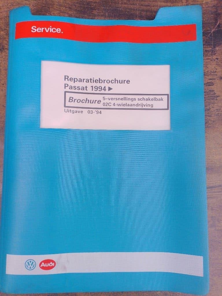 Passat B4 dealer werkplaatsboek Syncro versnellingsbak 02C, Verzenden, Gelezen, Volkswagen