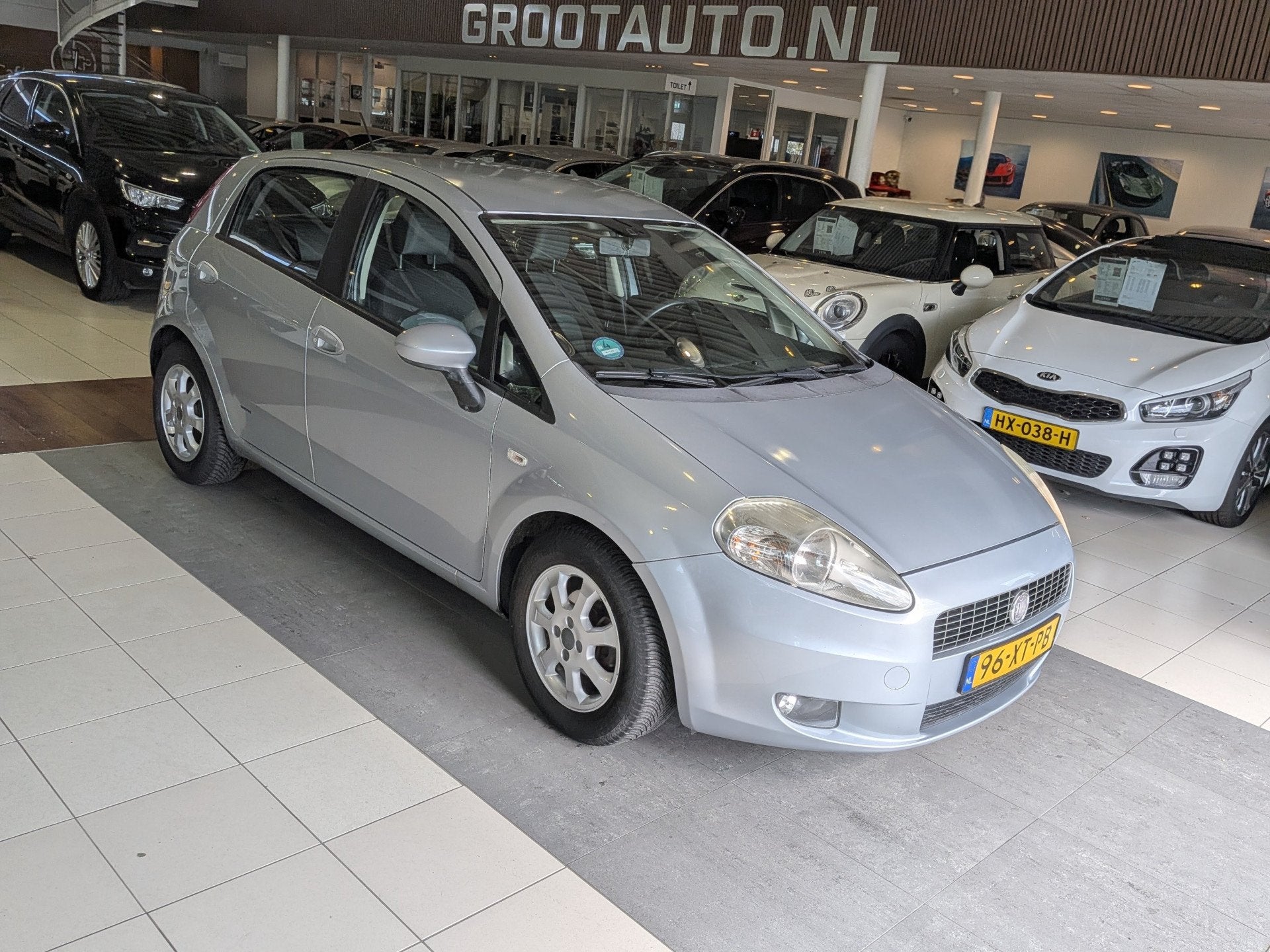 Fiat Grande Punto 1.4 Dynamic NAP, Trekhaak, Cruise Control,, Auto's, Voorwielaandrijving, Stof, Elektrische buitenspiegels, 4 cilinders